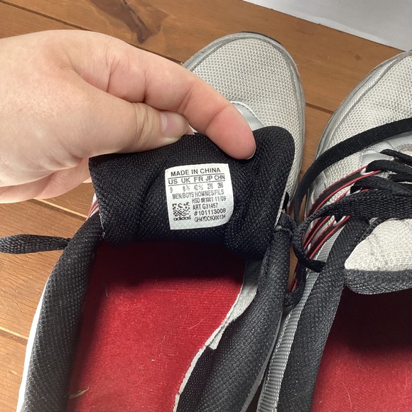 Adidas Climacool Ride Running Shoes Silver Black Red Mens Size 8.5 - Picture 4 of 8